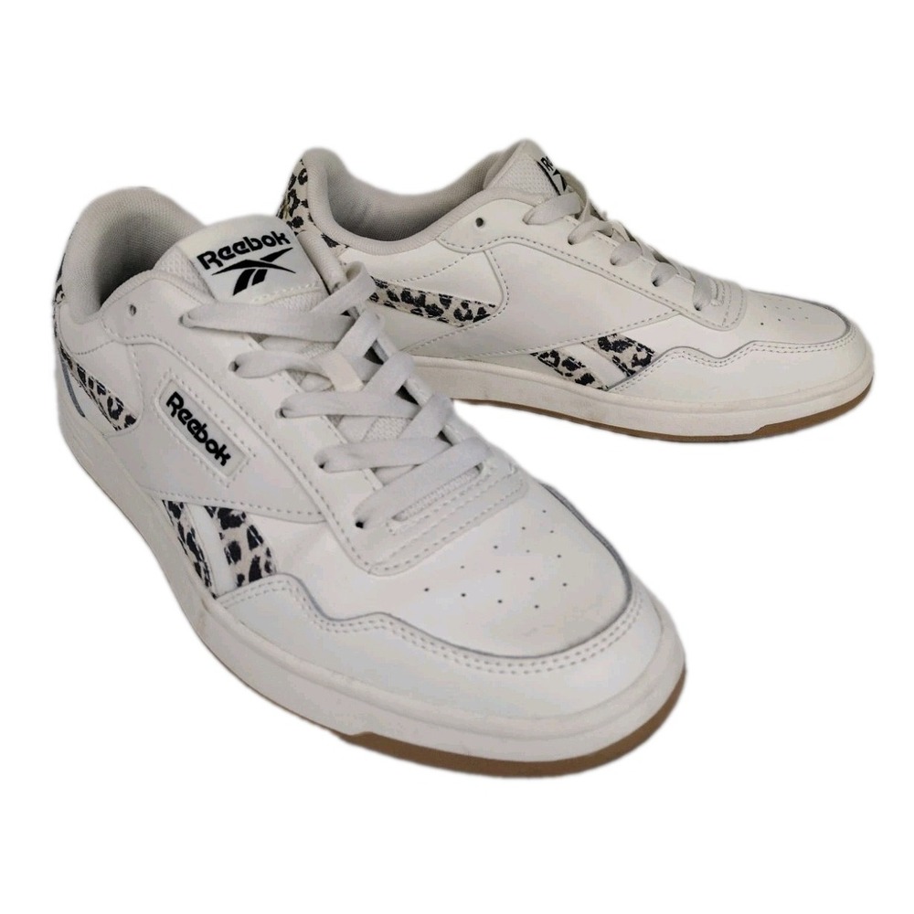 Reebok Shoes Womens Size 8.5 Classic Leopard Print Sneakers AR30369W